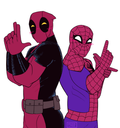 Spideypool blank
